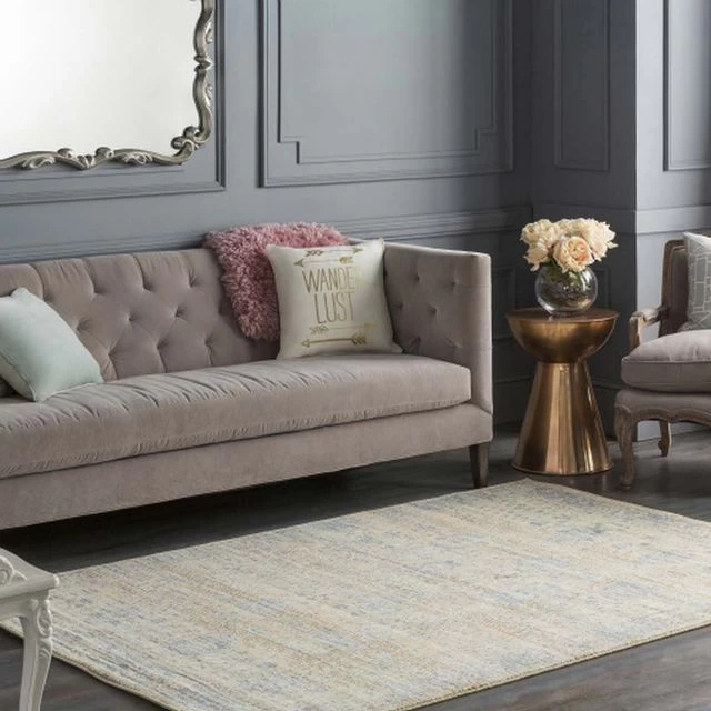 Surya Safflower Sea Foam 18"x18" Pillow Shell 6 Surya Safflower Sea Foam 18"x18" Pillow Shell - Image 4