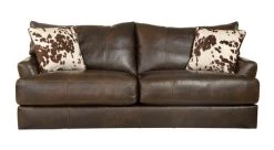 IAmerica Cardano Cocoa Leather Sofa