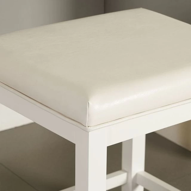 Crosley Furniture® Vista White Vanity Stool 6 Crosley Furniture® Vista White Vanity Stool - Image 4