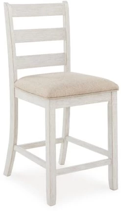 Signature Design By Ashley® Skempton 7-Piece Light Brown/White Counter Height Dining Set -Furniture Store 04ef4147 3273 48ca a38f 9a604061b616