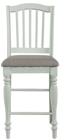 Liberty Furniture Cumberland Creek Nutmeg/White Slat Back Counter Chair - Set Of 2 6 Liberty Furniture Cumberland Creek Nutmeg/White Slat Back Counter Chair - Set Of 2 - Image 4