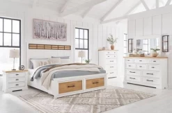 Signature Design By Ashley® Ashbryn White Dresser And Mirror -Furniture Store 074ebcc4 6365 48a1 b81a c76b29c8cc9d