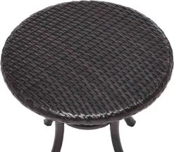 Crosley Furniture® Palm Harbor Brown Outdoor Wicker Round Side Table -Furniture Store 07e49321 8f8c 4e41 9dfe b42c8e82a8a1