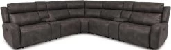 Cheers By Man Wah 7pc Power Reclining Sectional With Power Headrest P02292386