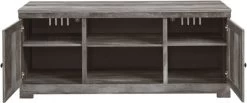 Signature Design By Ashley® Wynnlow Gray 63" TV Stand With Fireplace -Furniture Store 092cb86e 8b41 47c3 9c79 2f018d65b453