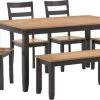 Signature Design By Ashley® Gesthaven Natural/Brown 6-Piece Dining Set 1 Signature Design By Ashley® Gesthaven Natural/Brown 6-Piece Dining Set -Furniture Store 092d5129 88c7 47ec 830f d440dd1c1165