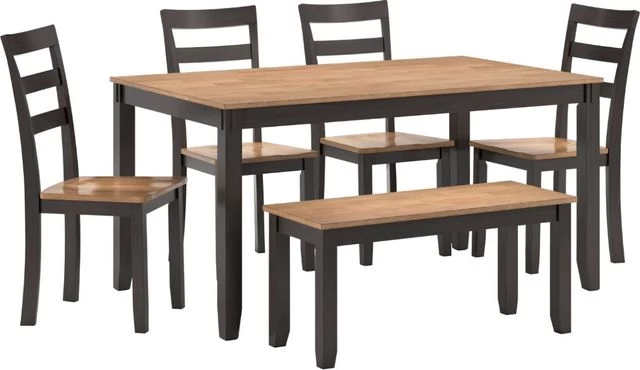 Signature Design By Ashley® Gesthaven Natural/Brown 6-Piece Dining Set 3 Signature Design By Ashley® Gesthaven Natural/Brown 6-Piece Dining Set