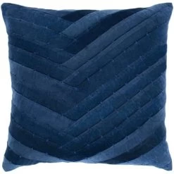 Surya Aviana Dark Blue 20"x20" Pillow Shell