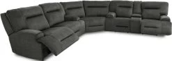 Cheers By Man Wah Power Reclining Sectional With Power Headrest