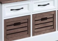 Coaster® Alma Weathered Brown/White Storage Bench -Furniture Store 09ee99cf 00ad 4de3 abd0 9488f946cbab