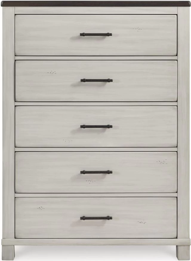 Signature Design By Ashley® Darborn Gray/Brown Chest Of Drawers 4 Signature Design By Ashley® Darborn Gray/Brown Chest Of Drawers - Image 2