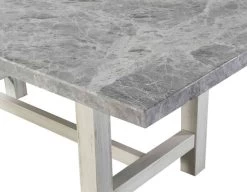 Steve Silver Co. Canova Gray Marble Top 78" Dining Table With Cathedral White Base -Furniture Store 0bc7ade6 a929 43e8 8680 588ffe4d569b
