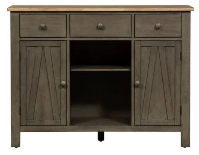 Liberty Lindsey Farm Gray/Sandstone Server 4 Liberty Lindsey Farm Gray/Sandstone Server - Image 2