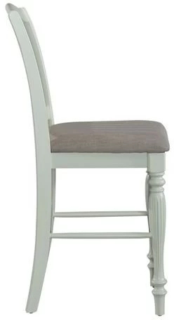 Liberty Furniture Cumberland Creek Nutmeg/White Slat Back Counter Chair - Set Of 2 5 Liberty Furniture Cumberland Creek Nutmeg/White Slat Back Counter Chair - Set Of 2 - Image 3