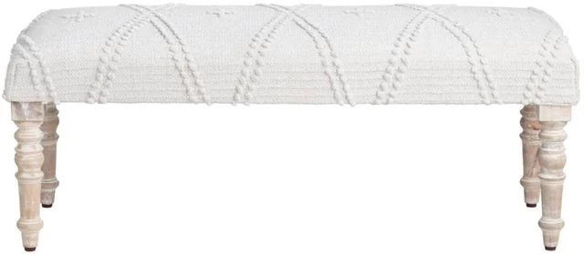 Crestview Collection South Wales Upholstered Bench 4 Crestview Collection South Wales Upholstered Bench - Image 2