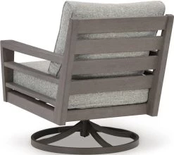 Signature Design By Ashley® Hillside Barn Gray/Brown Outdoor Swivel Lounge With Cushion 9 Signature Design By Ashley® Hillside Barn Gray/Brown Outdoor Swivel Lounge With Cushion -Furniture Store 0d862263 41b6 468d b727 9258322aa451