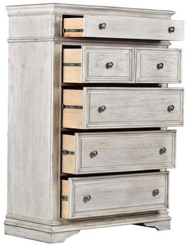 Steve Silver Co. Highland Park Cathedral White Chest 6 Steve Silver Co. Highland Park Cathedral White Chest - Image 4