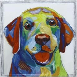 Crestview Collection Mini Roz Multi-Color Wall Art