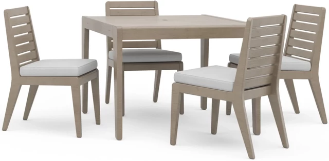 Homestyles® Sustain 5-Piece Gray Outdoor Dining Set 3 Homestyles® Sustain 5-Piece Gray Outdoor Dining Set