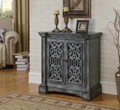 Coast2Coast Home™ Midvale Texture Grey Blue Cabinet -Furniture Store 0f357fcd c8ba 4b22 ae34 d3193ead6d10