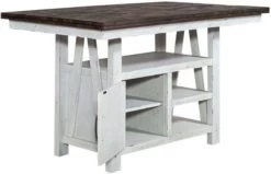 Liberty Farmhouse Two Tone White Gathering Table -Furniture Store 0f4218f5 5e35 448b a620 b1dda4e4a30b