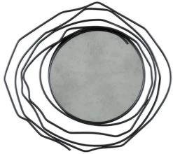 Crestview Collection Denver Black Wall Mirror