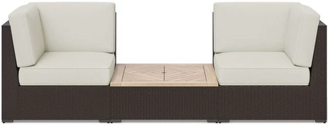 Homestyles® Palm Springs 3-Piece Brown Outdoor Chair Pair And Coffee Table 3 Homestyles® Palm Springs 3-Piece Brown Outdoor Chair Pair And Coffee Table