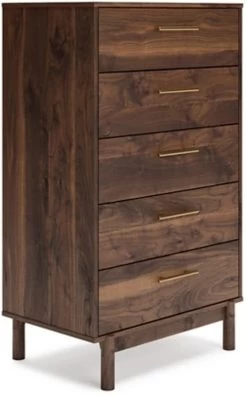 Signature Design By Ashley® Calverson Mocha Chest Of Drawers
