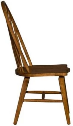 Liberty Furniture Hearthstone Rustic Oak Side Chair - Set Of 2 -Furniture Store 13c57c6b fb6e 4bd4 b6c4 5b0e9df7d6f8