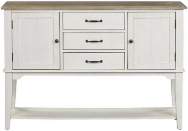 Liberty Summerville Gray/Soft White Wash Server 4 Liberty Summerville Gray/Soft White Wash Server - Image 2