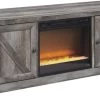 Signature Design By Ashley® Wynnlow Gray 63" TV Stand With Fireplace