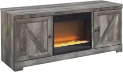 Signature Design By Ashley® Wynnlow Gray 63" TV Stand With Fireplace