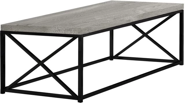 Monarch Specialties Coffee Table, Accent, Cocktail, Rectangular, Living Room, 44"L, Metal, Laminate, Grey, Black, Contemporary, Modern 3 Monarch Specialties Coffee Table, Accent, Cocktail, Rectangular, Living Room, 44"L, Metal, Laminate, Grey, Black, Contemporary, Modern