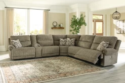 Signature Design By Ashley® Lubec 6-Piece Taupe Power Reclining Sectional With Armless Recliner And Armless Chair -Furniture Store 1977dacc 9ef3 4eed b56f a9df91e9c8f4