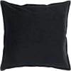 Surya Cotton Velvet Black 18"x18" Pillow Shell -Furniture Store 1a37a84b dce4 4d64 a855 4e595df1e10a