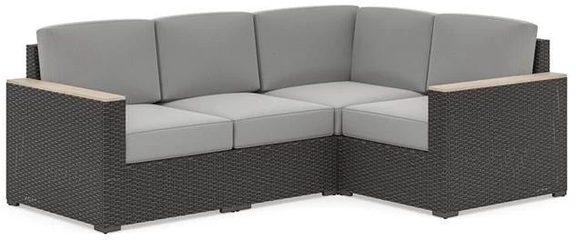 Homestyles® Boca Raton 4-Piece Brown Sectional Set 6 Homestyles® Boca Raton 4-Piece Brown Sectional Set - Image 4