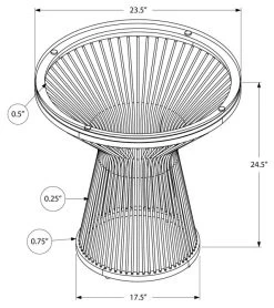 Monarch Specialties Accent Table, Side, End, Nightstand, Lamp, Living Room, Bedroom, Metal, Tempered Glass, Grey, Clear, Transitional -Furniture Store 1b63472d c30a 45ff b215 2c7d5298148f