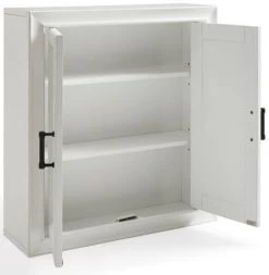 Crosley Furniture® Tara Gray Wall Accent Cabinet -Furniture Store 1b703c84 b84b 4fc4 ae2c b2df509ac23f