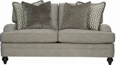 Bernhardt Tarleton Gray Loveseat
