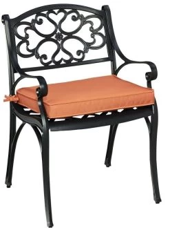 Homestyles® Sanibel 2-Piece Black Outdoor Chairs With Cushions -Furniture Store 1f863db6 186a 452e 995f 20e6c3c834b7