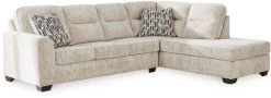 Signature Design By Ashley® Lonoke 2-Piece Parchment Left-Arm Facing Sectional With Chaise