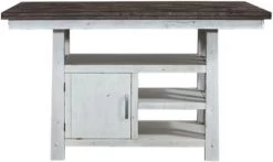 Liberty Farmhouse Two Tone White Gathering Table -Furniture Store 205870b9 25f0 4731 aeea bdcee70c49c6