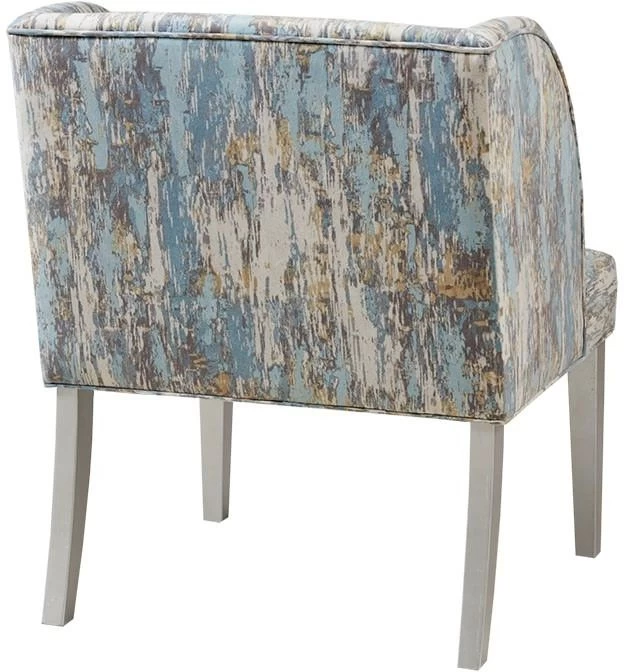 Olliix By Madison Park Delilah Grey/Blue Wingback Accent Lounge Chair 5 Olliix By Madison Park Delilah Grey/Blue Wingback Accent Lounge Chair - Image 3