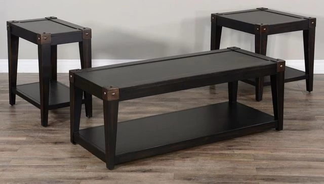 Sunny Designs™ Seal Beach Black Walnut Chair Side Table 5 Sunny Designs™ Seal Beach Black Walnut Chair Side Table - Image 3