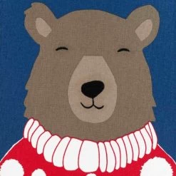 Surya Bundle Up Bear Navy 20"x20" Pillow Shell -Furniture Store 213e74c6 fea0 47c6 aacb 5e44eace4329