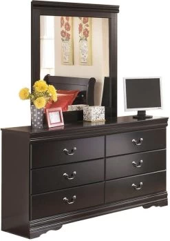 Signature Design By Ashley® Huey Vineyard Black Dresser And Mirror