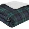 Olliix By Woolrich Brewster Blue Softspun Down Alternative Filled Throw -Furniture Store 248248b8 3ef3 4a67 b602 1ea251a368a9