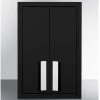 Summit 12" Jet Black Wall Cabinet
