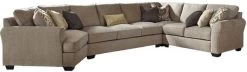 Benchcraft® Pantomine 4-Piece Driftwood Right-Arm Facing Sectional With Cuddler And Armless Sofa