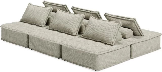 Signature Design By Ashley® Bales 6-Piece Taupe Modular Seating 4 Signature Design By Ashley® Bales 6-Piece Taupe Modular Seating - Image 2